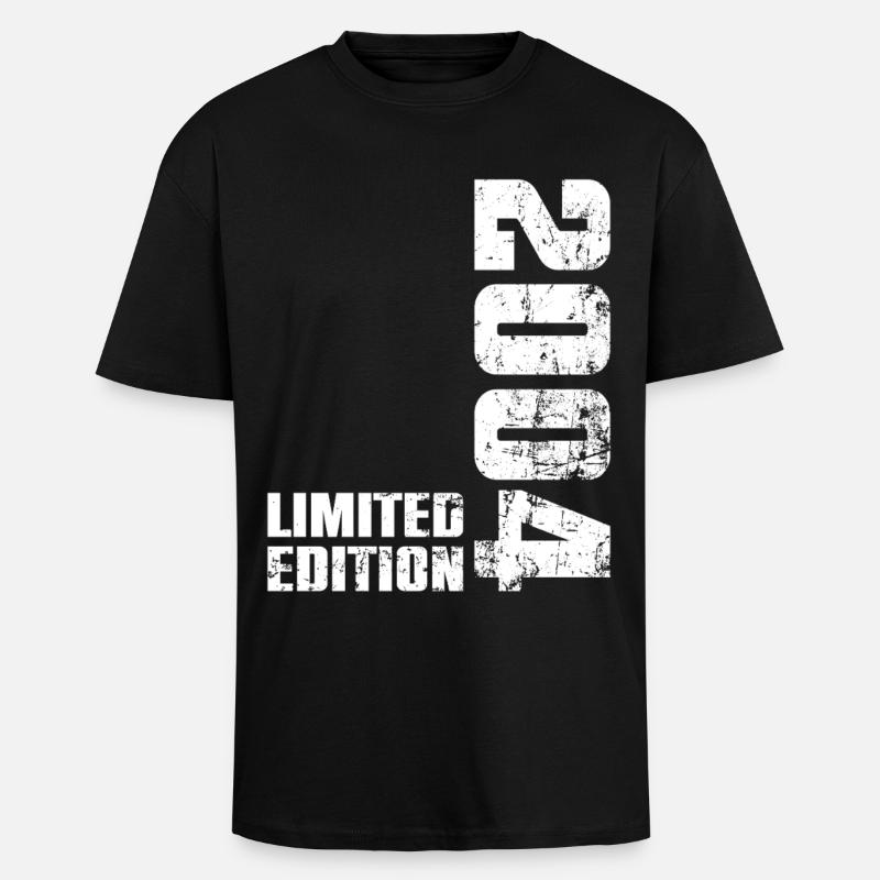 22-jähriges Jubiläumsgeschenk 2004 Mann Frau - Oversized Heavyweight Unisex T-Shirt - Schwarz