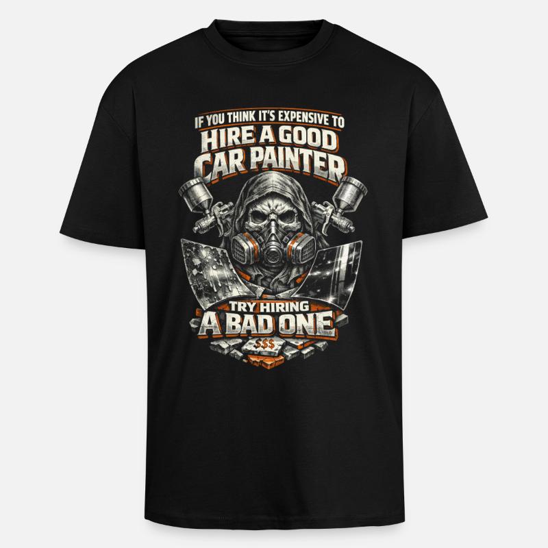 Vehicle Painter Car Painter Painter - Unisex Oversized Heavyweight T-shirt - black