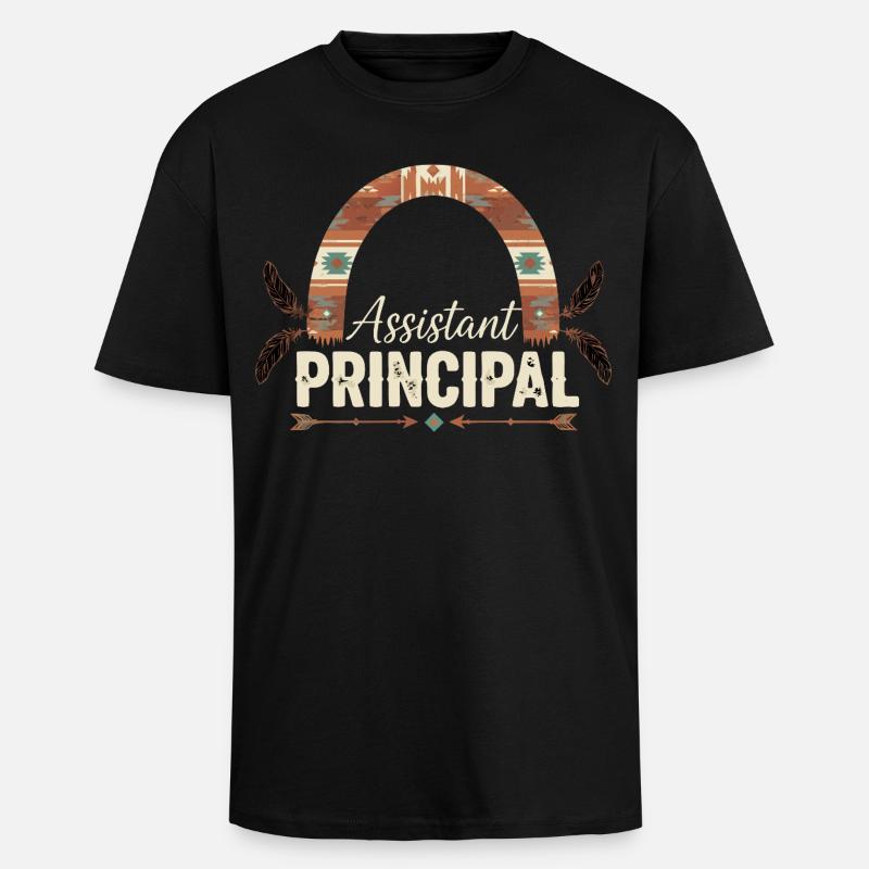 Vice-Rector Assistant Principal - Unisex Oversized Heavyweight T-shirt - black
