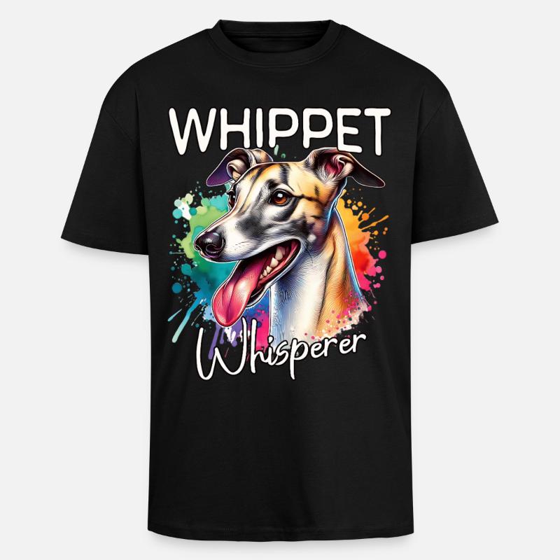 Le Murmureur de lévriers - T-shirt unisexe oversize épais - noir