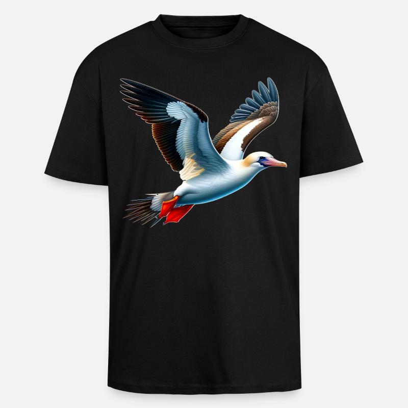 Nazca booby gift - Unisex Oversized Heavyweight T-shirt - black