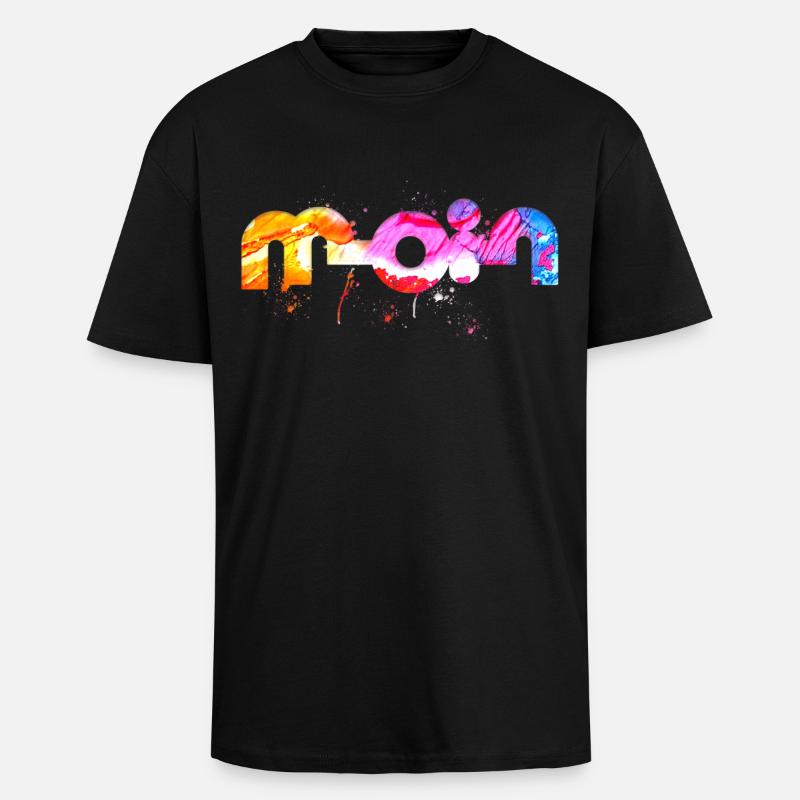 Moin - Oversized Heavyweight Unisex T-Shirt - Schwarz