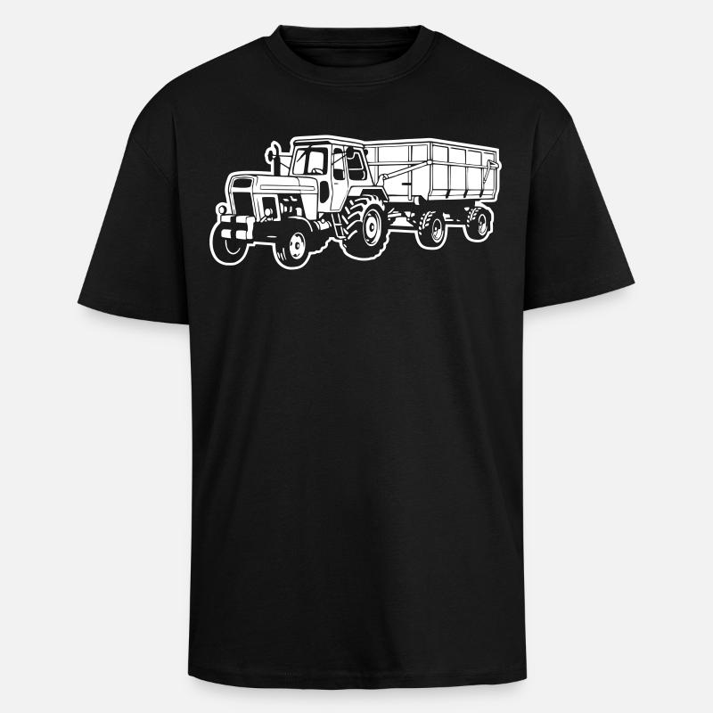ZT300 with HW80 (Difference Image) - Unisex Oversized Heavyweight T-shirt - black
