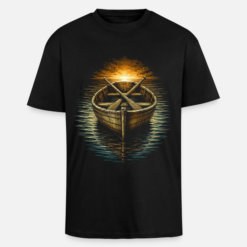 Chaplain, Cler, Pastor Boot - Unisex Oversized Heavyweight T-shirt - black