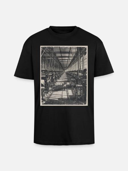 Lost Places Fox Retro Industria Crimini Animali - T-shirt unisex oversize pesante - nero