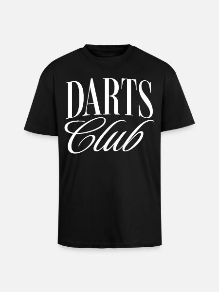 Darts Club - Oversized Heavyweight Unisex T-Shirt - Schwarz