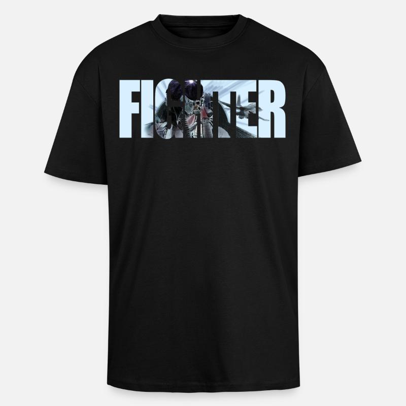 Kämpe - Unisex oversized t-shirt i kraftig kvalitet - svart