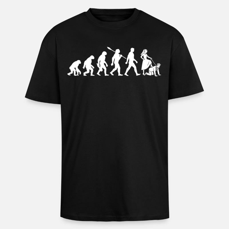 Bachelor Party - Evolution Bachelor - Unisex Oversized Heavyweight T-shirt - black