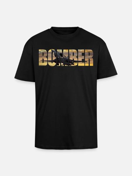 Bomber Tu-22 M3 - Unisex Oversized Heavyweight T-shirt - black