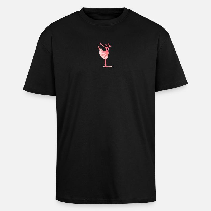 Dance - T-shirt unisexe oversize épais - noir