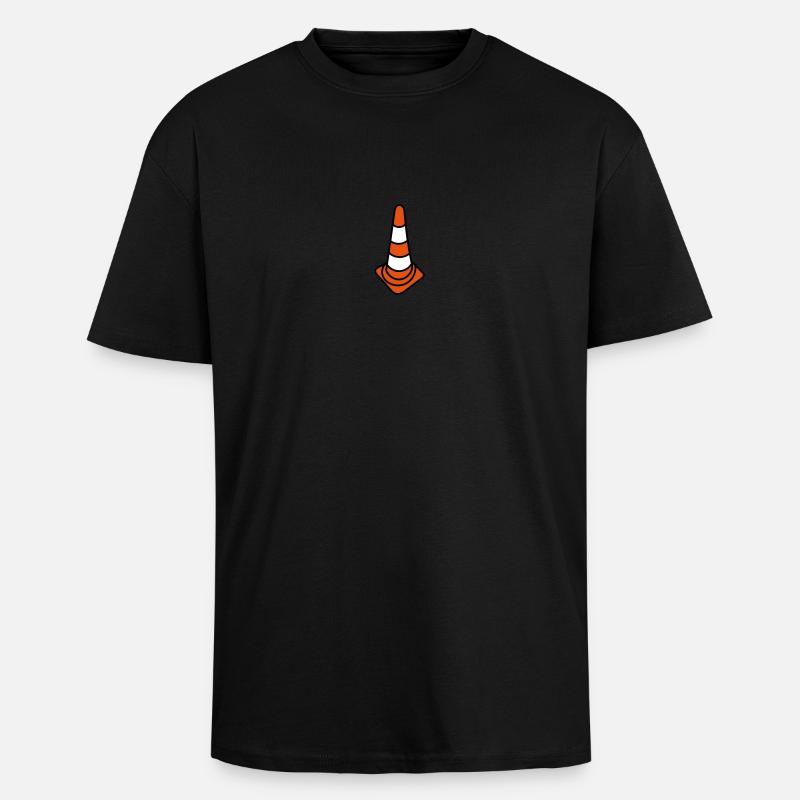 Pilone - Oversized Heavyweight Unisex T-Shirt - Schwarz