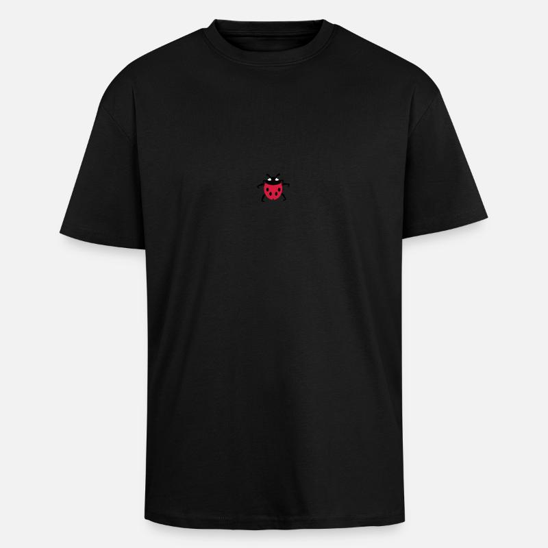 Marienkäfer / ladybug (3c) - Oversized Heavyweight Unisex T-Shirt - Schwarz