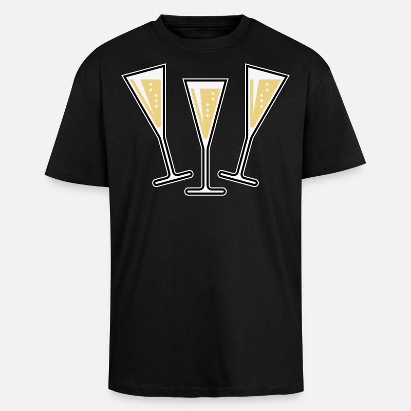 XAufUnsDrei! (3) - Unisex Oversized Heavyweight T-shirt - black