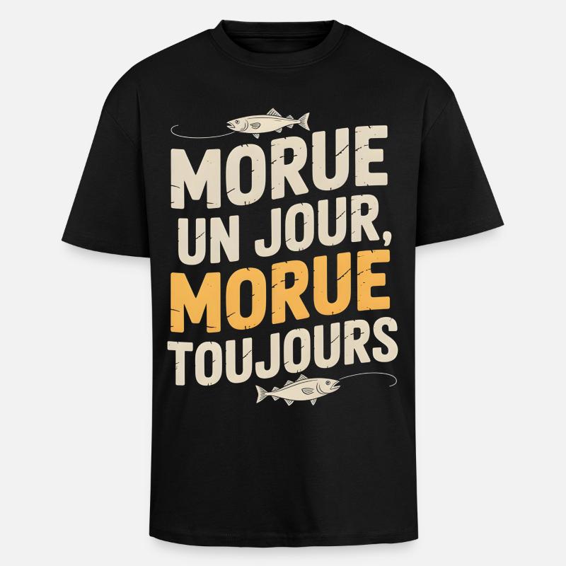 Once cod Cod - Unisex Oversized Heavyweight T-shirt - black