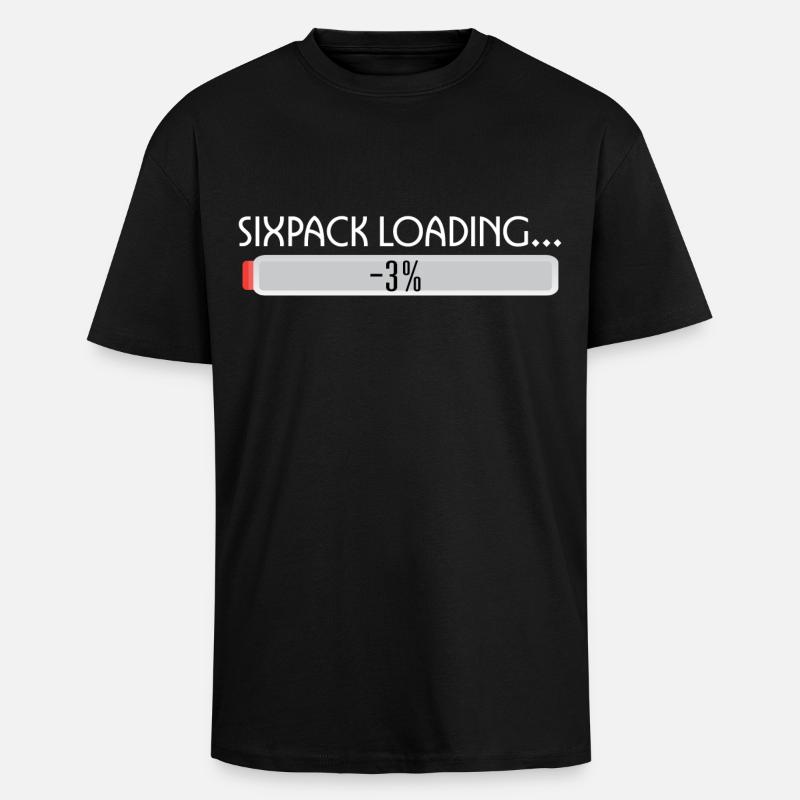SIXPACK LOADING-2 - T-shirt unisexe oversize épais - noir