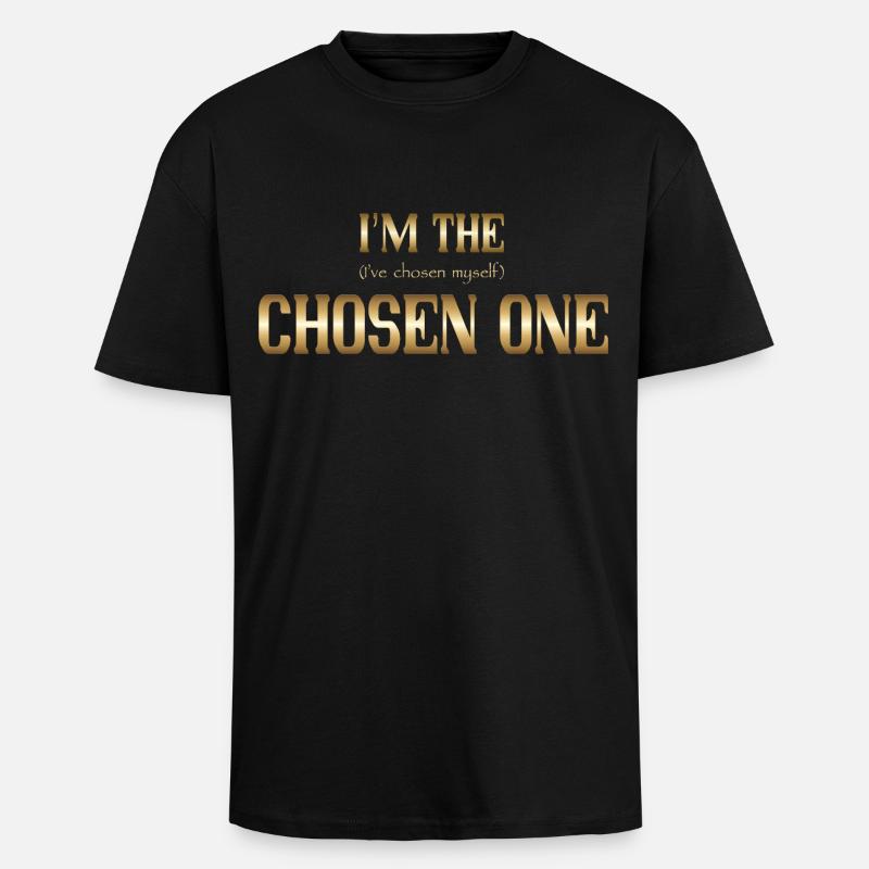 The chosen one - Oversized Heavyweight Unisex T-Shirt - Schwarz
