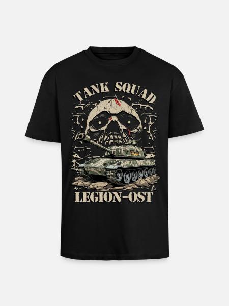 Panzer Trupp Legion-Ost - Oversized Heavyweight Unisex T-Shirt - Schwarz