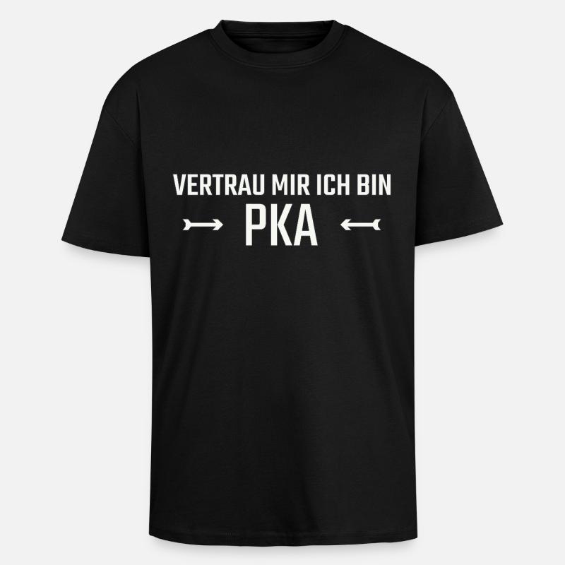 PKA Trust me - Unisex Oversized Heavyweight T-shirt - black