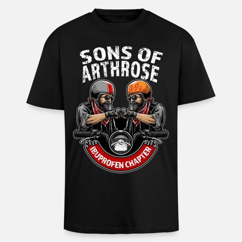 Fils d’Arthrosis - T-shirt unisexe oversize épais - noir