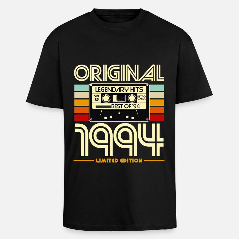 Original 1994 Legendary Hits - Unisex Oversized Heavyweight T-shirt - black