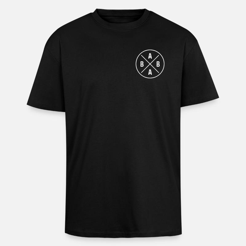 Baba - Oversized Heavyweight Unisex T-Shirt - Schwarz