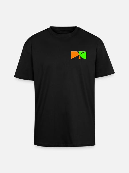 ¡Mantente en la pelota! - Camiseta unisex oversize de tejido grueso - negro