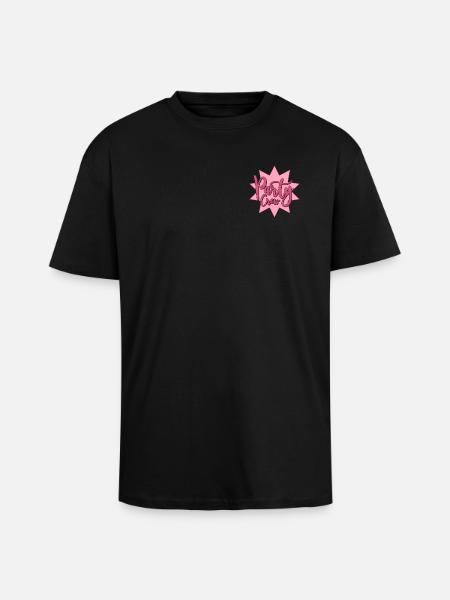 Partycrew Party Crew - Oversized Heavyweight Unisex T-Shirt - Schwarz