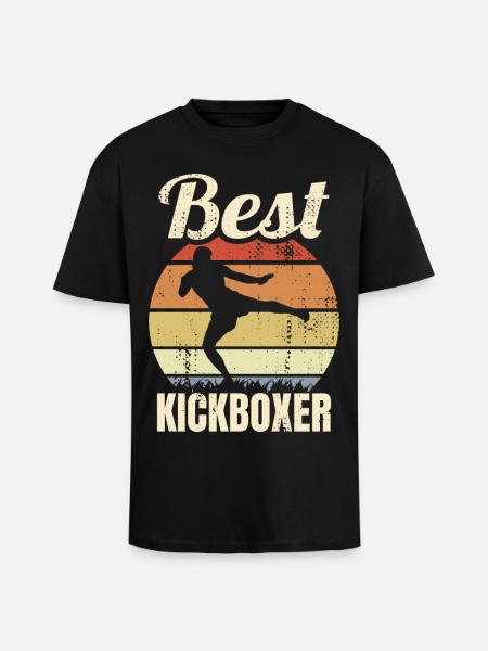 Best Kickboxer - Unisex Oversized Heavyweight T-shirt - black
