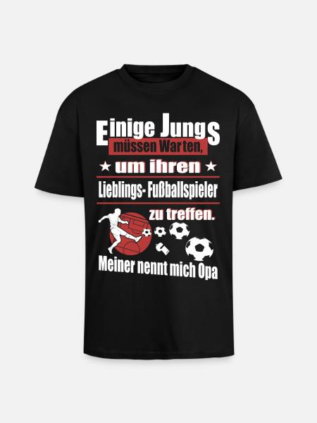 Football Papi - T-shirt unisexe oversize épais - noir