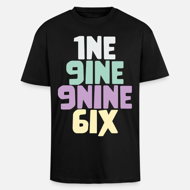 Millésime 1996 - T-shirt unisexe oversize épais - noir