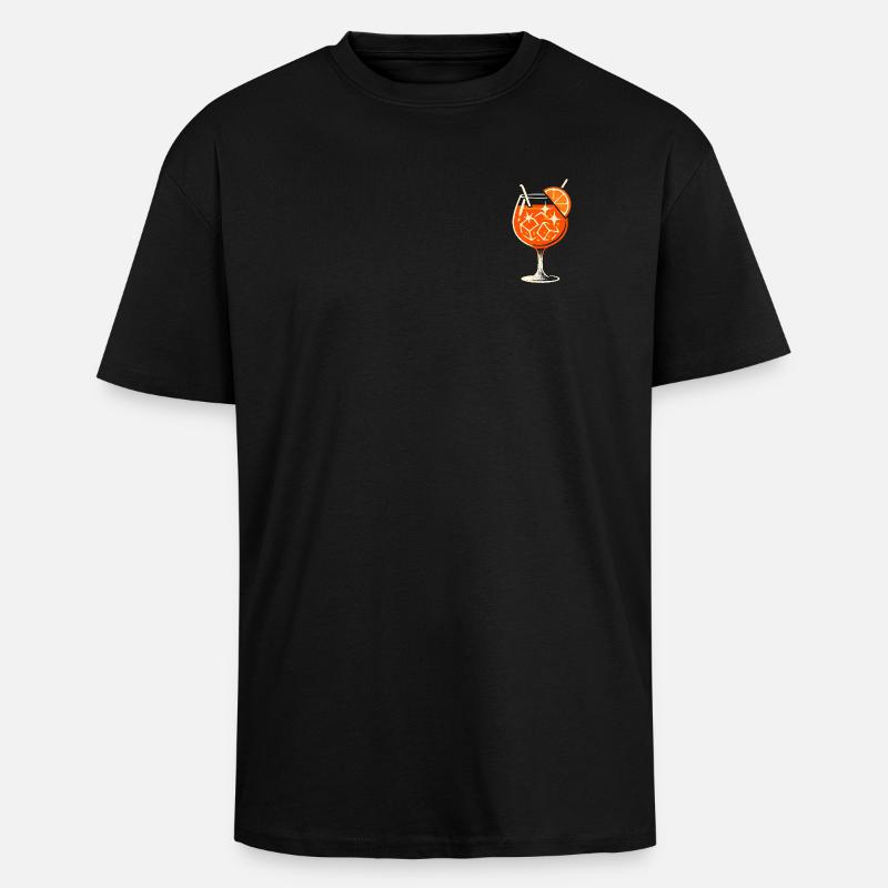 Party Spritz Glas Geschenkidee - Oversized Heavyweight Unisex T-Shirt - Schwarz