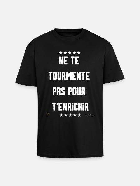 The torments of life - Unisex Oversized Heavyweight T-shirt - black