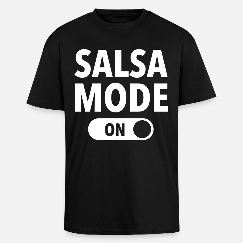 Salsa Mode (On) - T-shirt unisexe oversize épais - noir