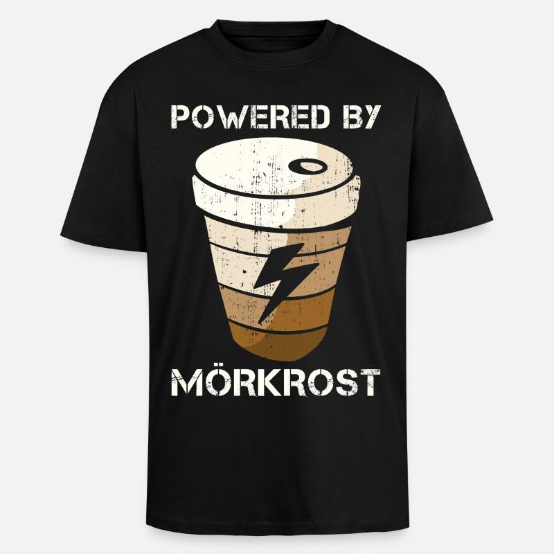 MÖRKROST - Oversized Heavyweight Unisex T-Shirt - Schwarz