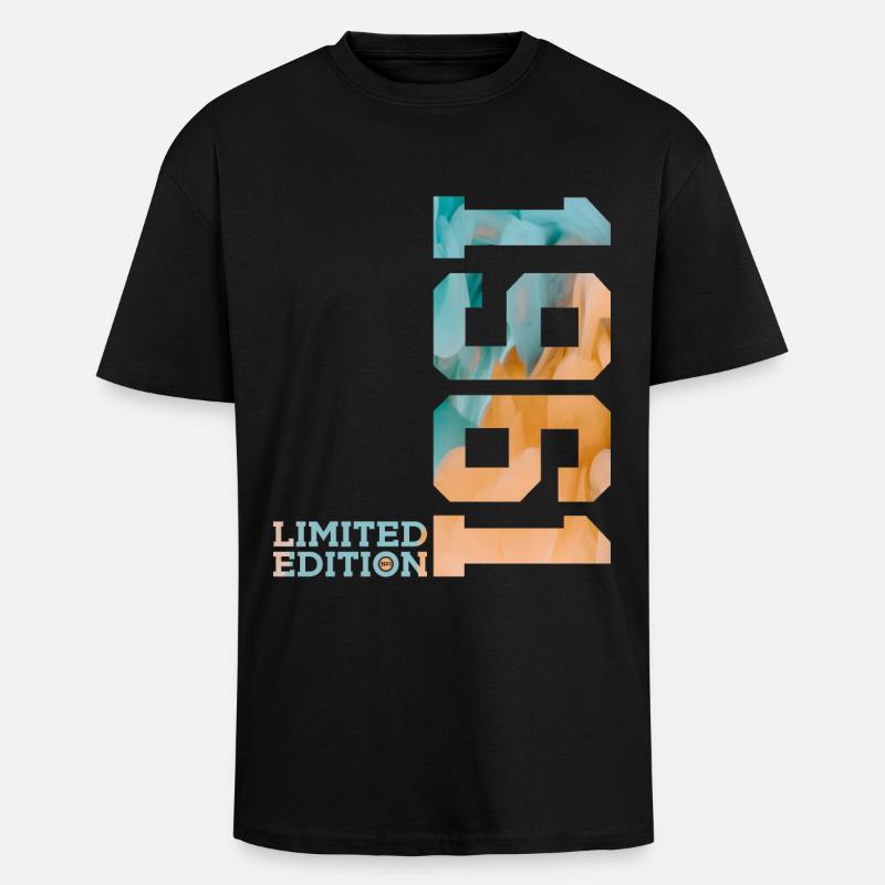 65E ANNIVERSAIRE ÉDITION LIMITÉE 1961 - T-shirt unisexe oversize épais - noir