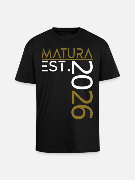 Matura 2026 - Unisex Oversized Heavyweight T-shirt - black