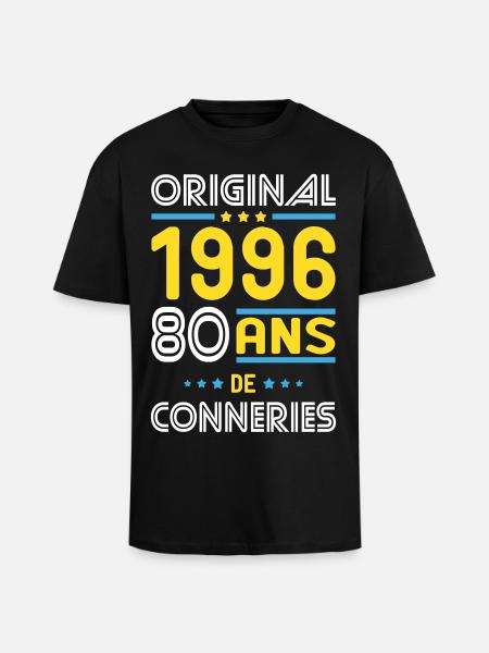 Original – 1996 – 30 years of - Unisex Oversized Heavyweight T-shirt - black