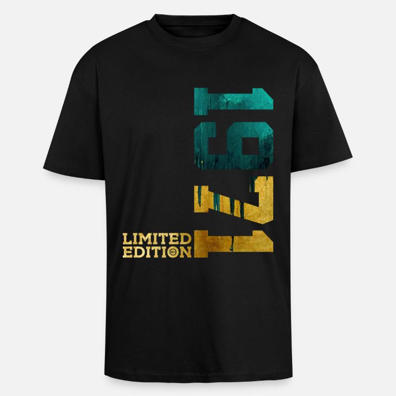 55E ANNIVERSAIRE ÉDITION LIMITÉE 1971 - T-shirt unisexe oversize épais - noir