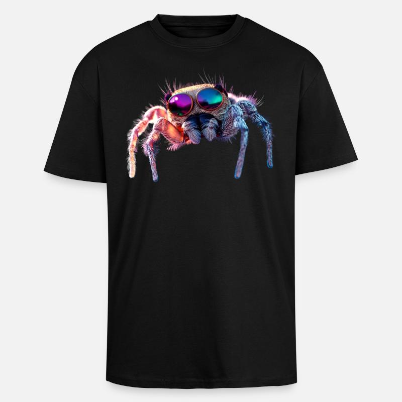 Araignée Tarentule Amour Arachnide Araignées - T-shirt unisexe oversize épais - noir