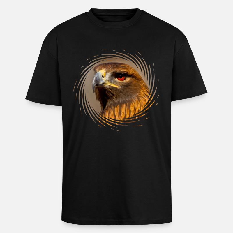 Adler 2017 - Oversized Heavyweight Unisex T-Shirt - Schwarz