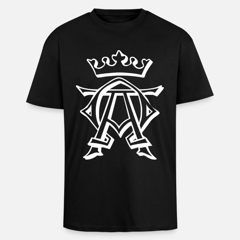 King, crown, king - Unisex Oversized Heavyweight T-shirt - black