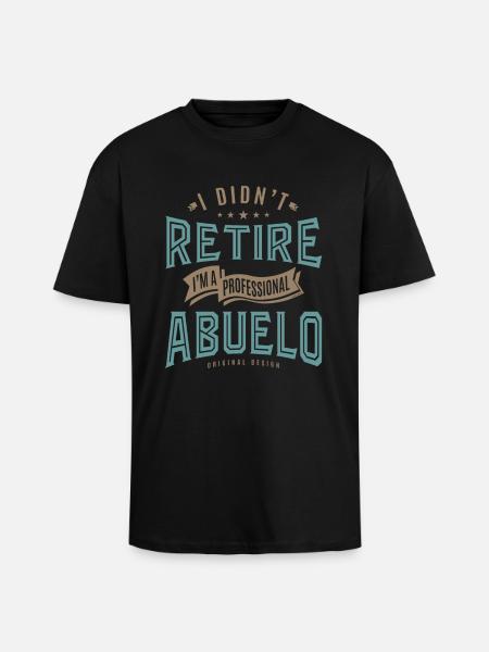 Professional Abuelo - Unisex Oversized Heavyweight T-shirt - black
