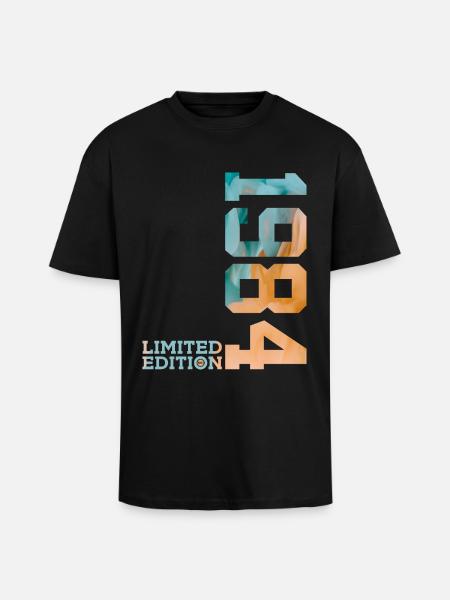 42E ANNIVERSAIRE ÉDITION LIMITÉE 1984 - T-shirt unisexe oversize épais - noir