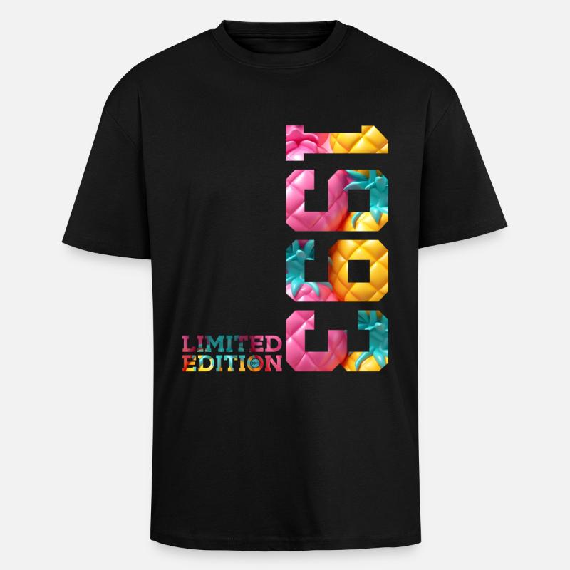 33E ANNIVERSAIRE ÉDITION LIMITÉE 1993 - T-shirt unisexe oversize épais - noir
