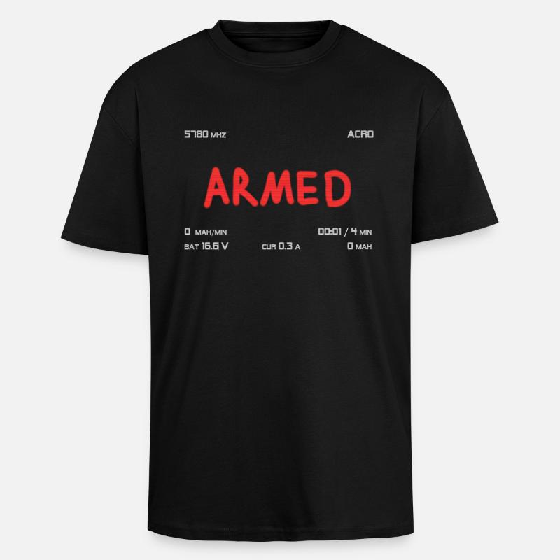 OSD Start - T-shirt unisexe oversize épais - noir