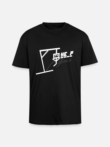 bourreau - T-shirt unisexe oversize épais - noir