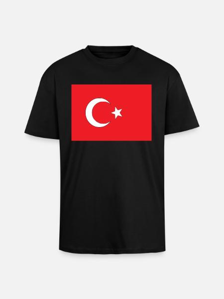 Turkey - Unisex Oversized Heavyweight T-shirt - black
