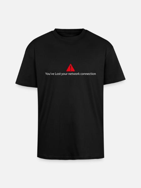 Network Connection 2 - Oversized Heavyweight Unisex T-Shirt - Schwarz