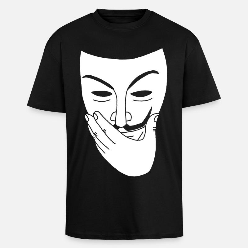 Offenbarung - Oversized Heavyweight Unisex T-Shirt - Schwarz