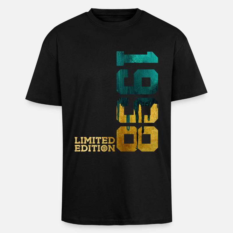 28E ANNIVERSAIRE ÉDITION LIMITÉE 1998 - T-shirt unisexe oversize épais - noir